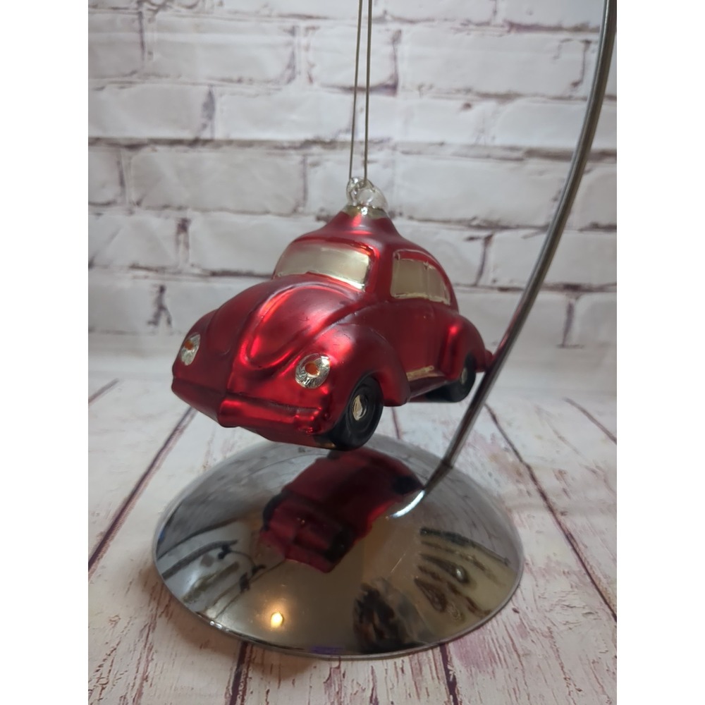 Dept Department 56 Mercury Glass Auto Christmas Ornament Volkswagen VW Beetle